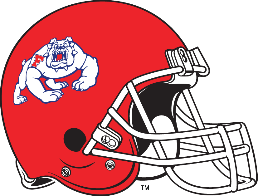 Fresno State Bulldogs 1992-2005 Helmet Logo diy fabric transfer